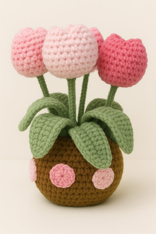 Tulips in pot